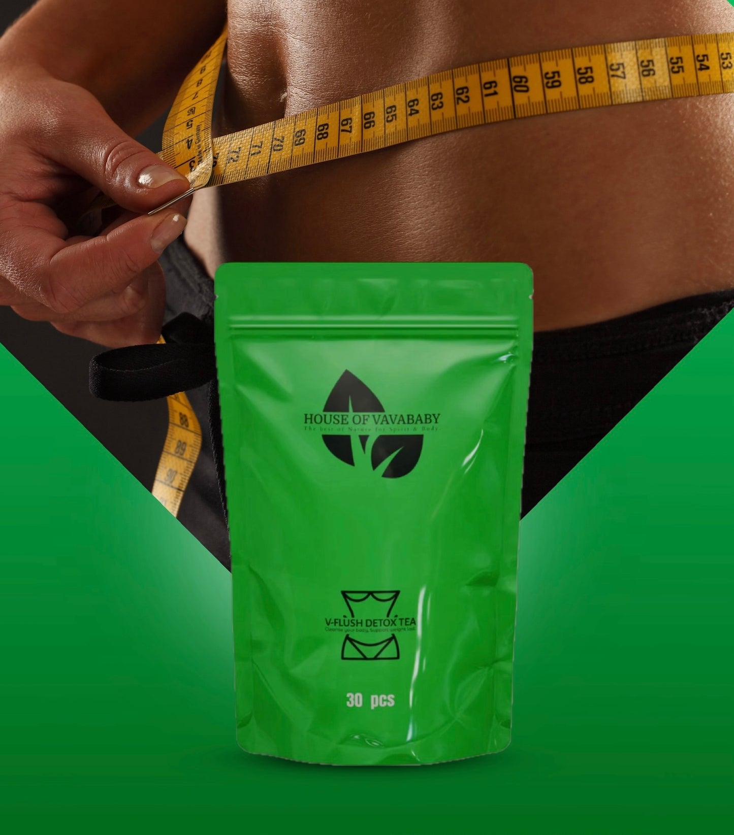 The V-flush detox tea. (Thé pou kase vant)