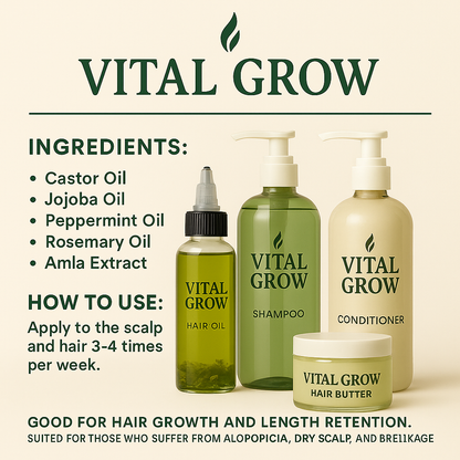 Vital hair growth oil