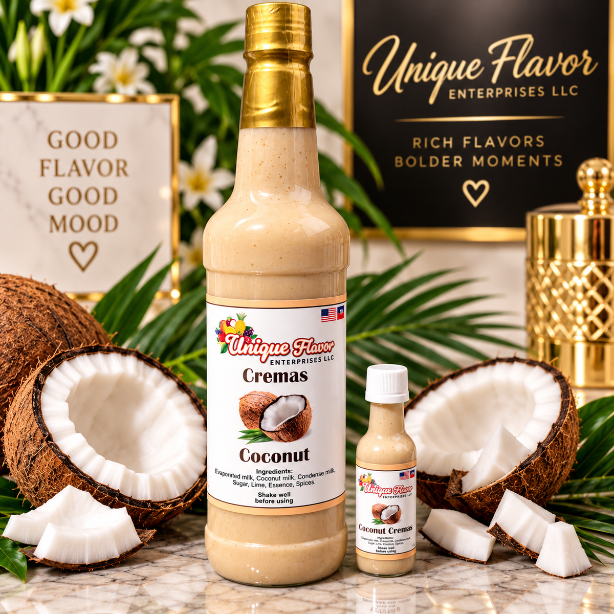 Unique Flavor Cremas – Full-Size