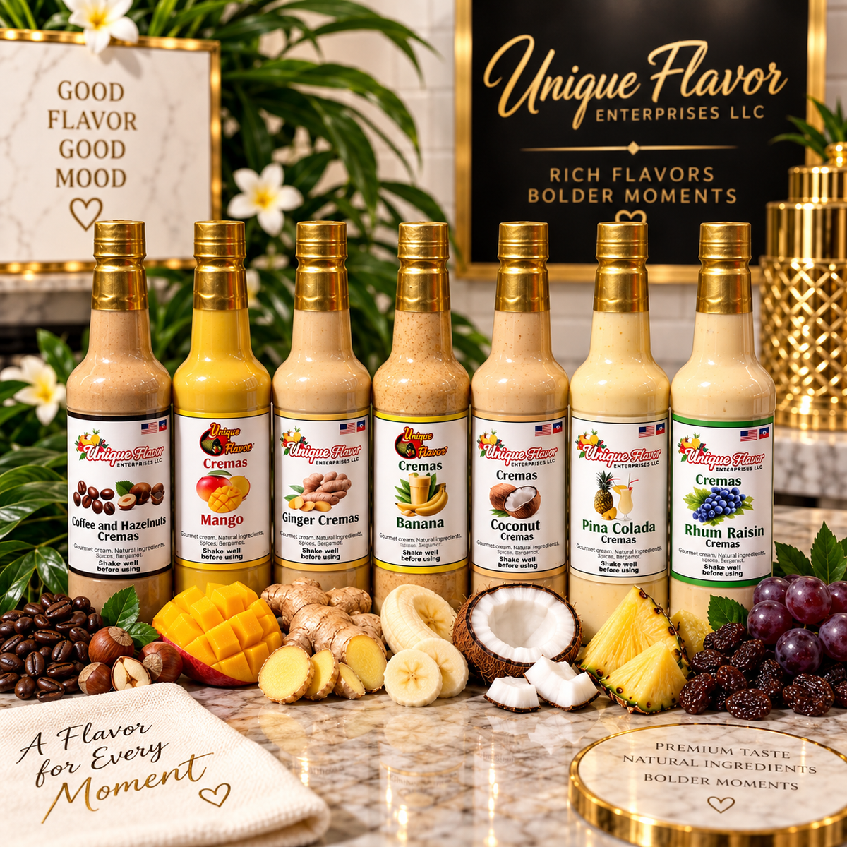 Unique Flavor Cremas – Full-Size