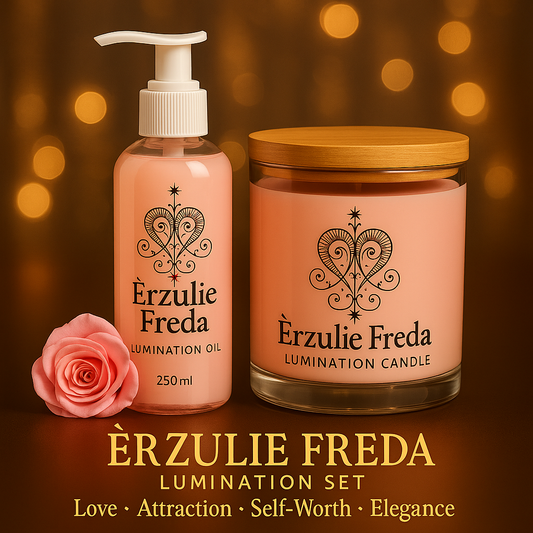 Érzulie Freda Lumination Set ✨ — Love · Attraction · Self-Worth · Elegance