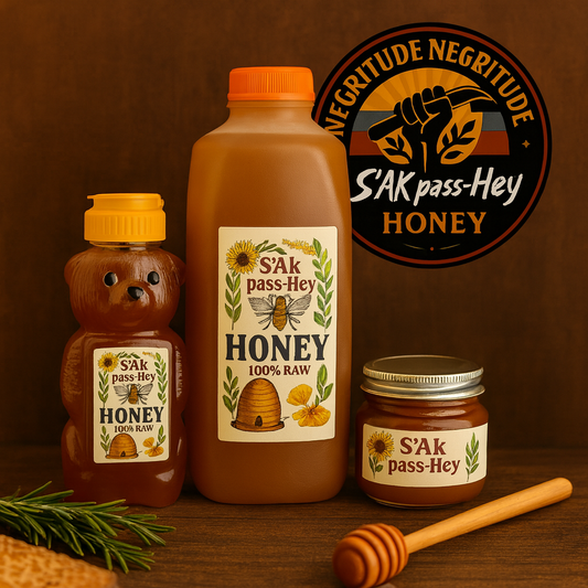 🍯 Douceur Lakay Raw Honey – S’AK pass-Hey