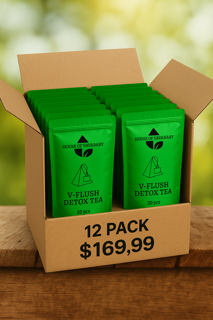 V-flush detox 12 packs box.                   (boite douzaine)